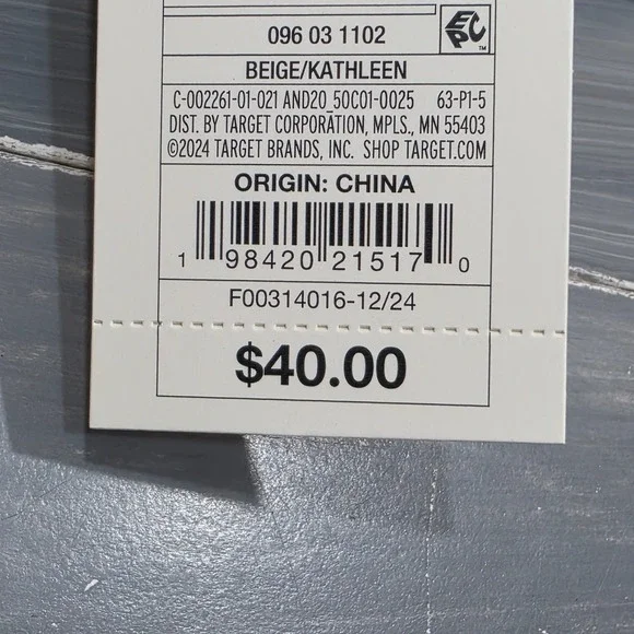 A New Day Kathleen Sandals Raffia Rhinestone Buckle Block Heel Mules Square Toe - Picture 15 of 15